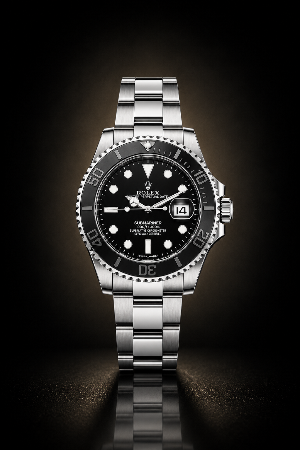 RLX GMT C-1251 Men's Watch – 40mm Luxury Stainless Steel GMT Wrist Watch