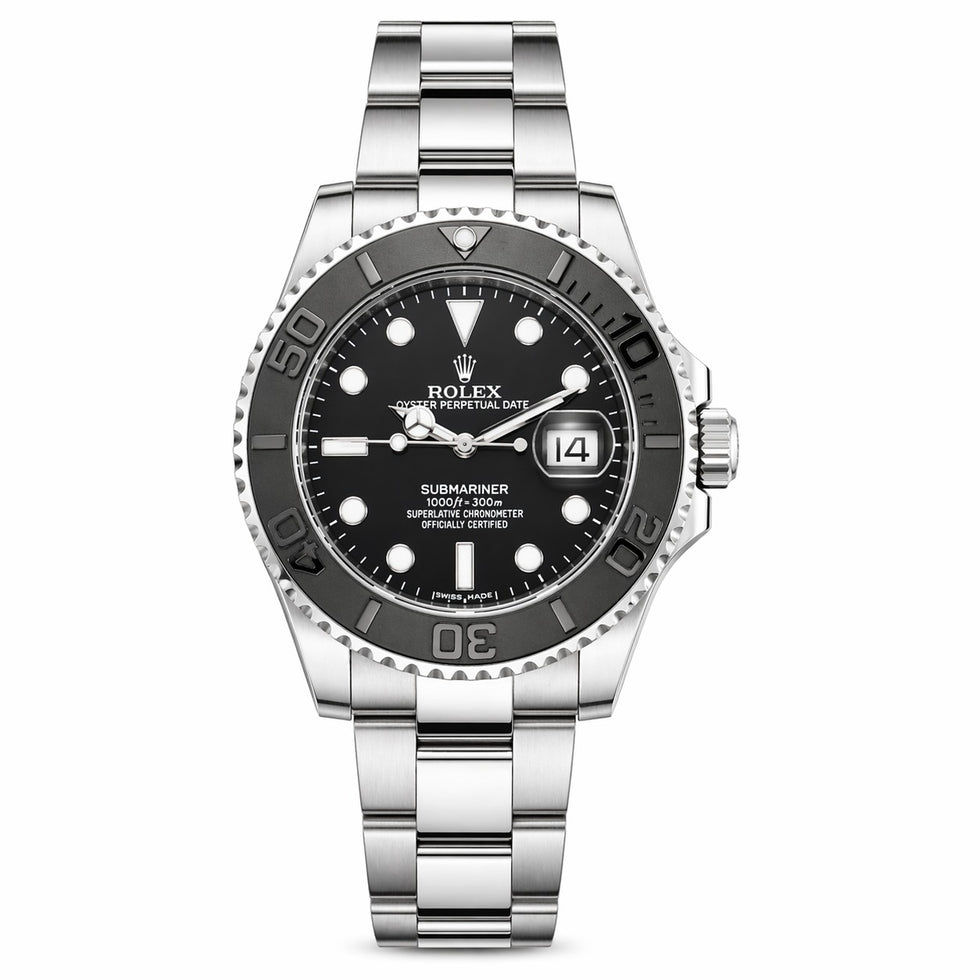 RLX GMT C-1251 Men's Watch – 40mm Luxury Stainless Steel GMT Wrist Watch